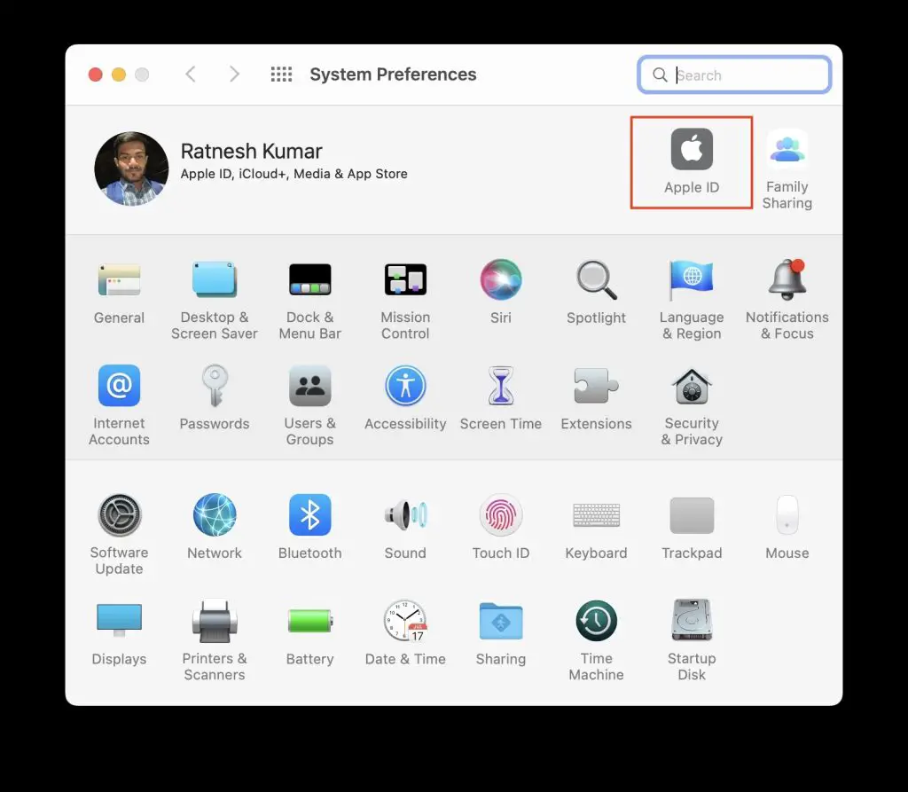 System Preferences