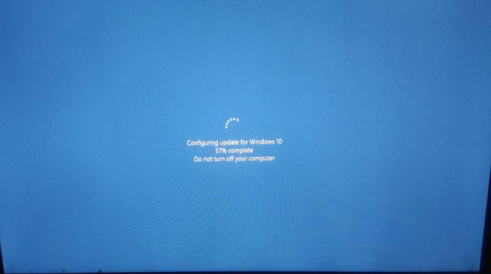 Windows 10 Update Stuck At 57 Percent