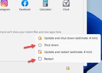Shutdown or Restart Windows 10/11 without installing Updates