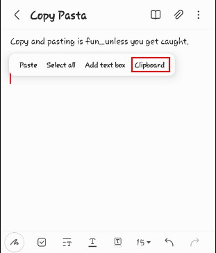 Access Clipboard By Holding Onto A Text Box