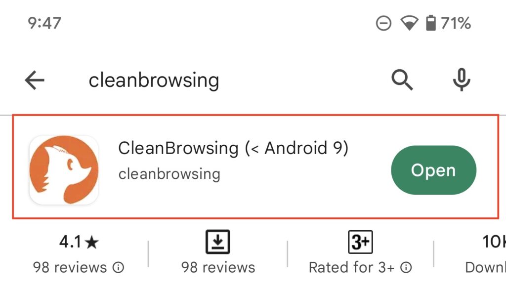 CleanBrowsing