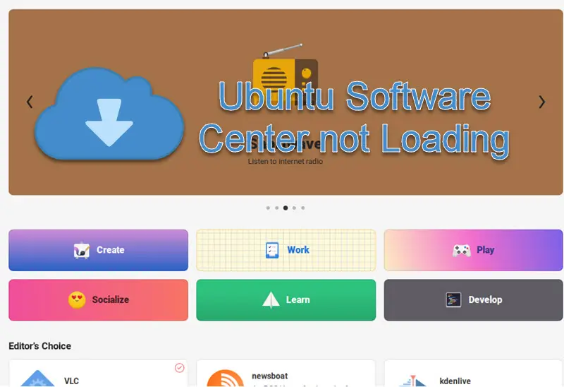 Ubuntu Software Center Issue