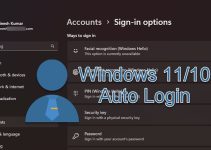 How to Set Up Auto Login Windows 11/10