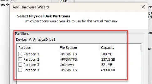 The Populated Partitions