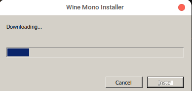 Wine mono installer