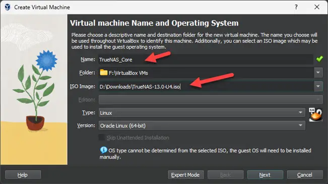 Create New VM