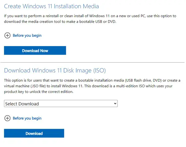 Download Windows 11 ISO File