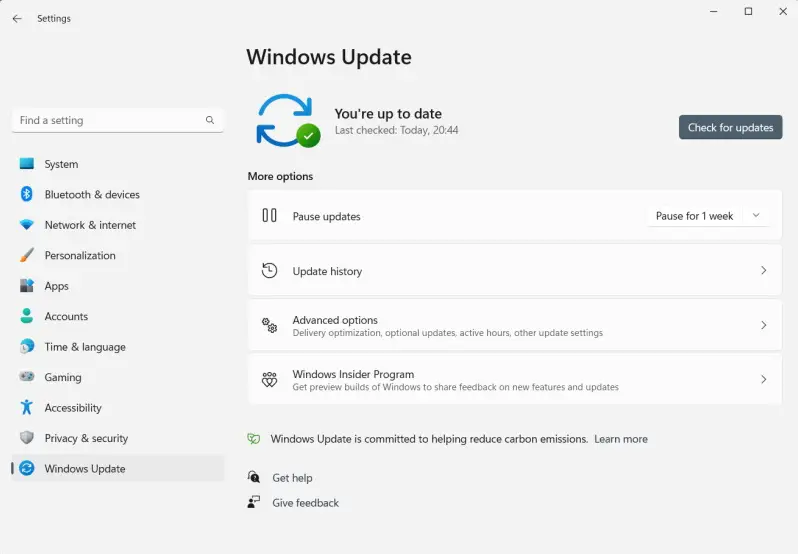 Install Windows 11 Update