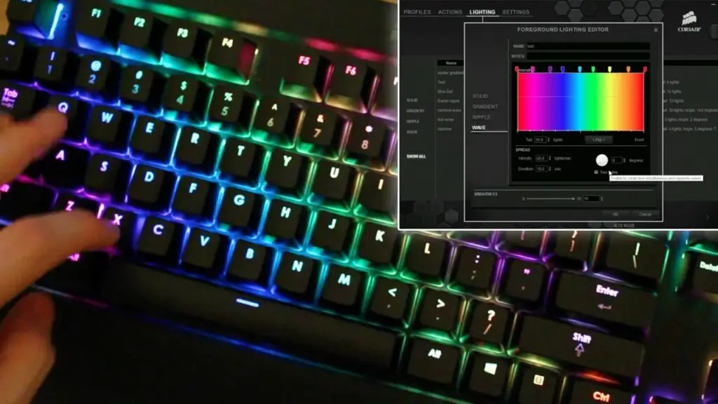 RGB Lighting Of Keyboard