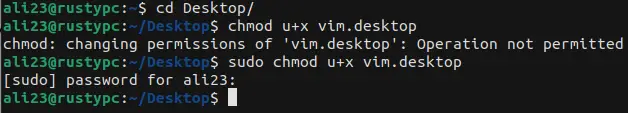 chmod command