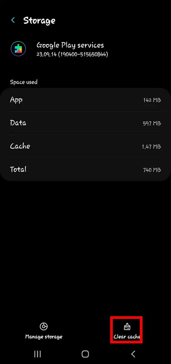 Clear Cache
