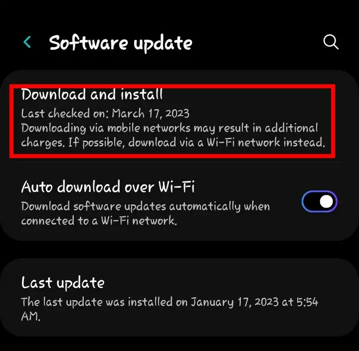 Download and install