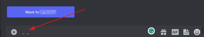 How to send blank message in Discord