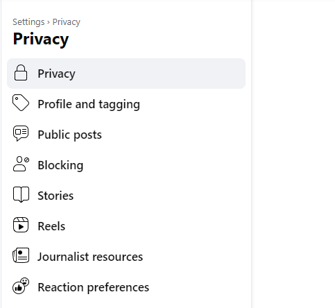 Privacy Settings