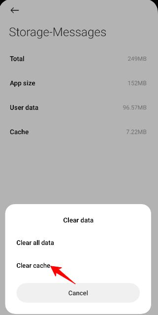 Clear Cache