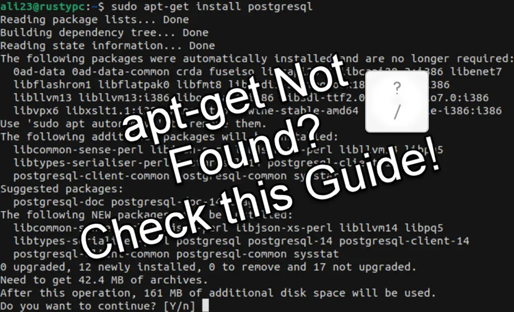 Apt Get Command Not Found Article Main Image