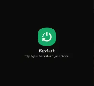 Confirm restart Android phone