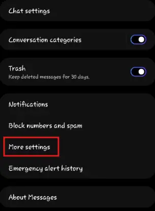 mms settings