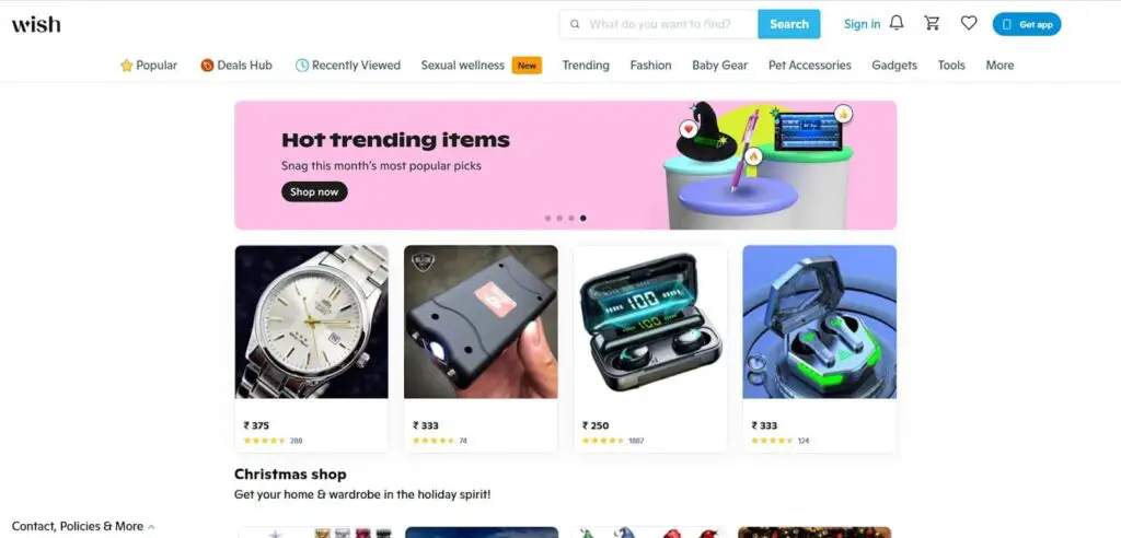 Wish.com - One of the relatively new ThinkGeek alternatives 