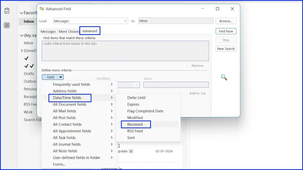 Date And Time Fields